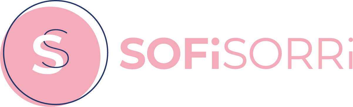 logo con due s in un cerchio rosa e scritta sofisorri